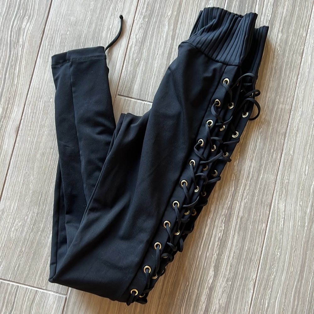 LAST CALL- Planet Blue / Blue Life Side Lace Legging